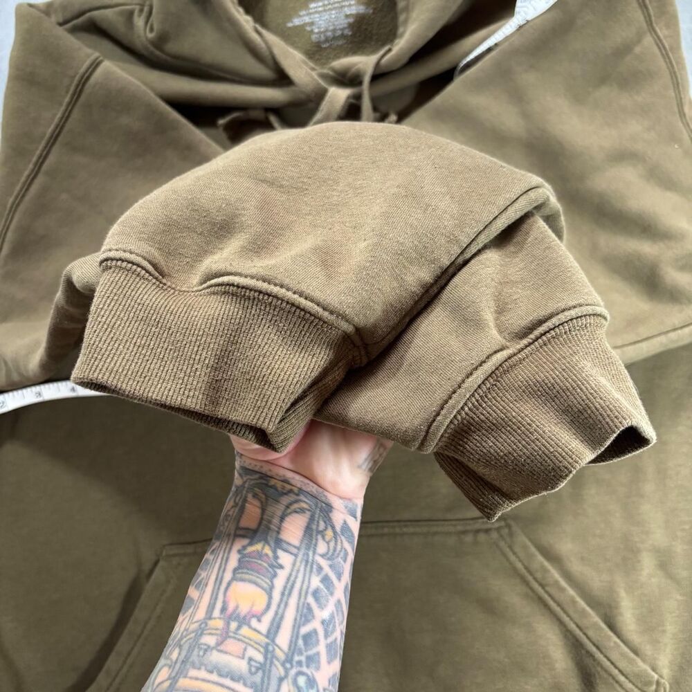 Peanuts Men's Khaki and Brown Hoodie - Picture 6 of 8